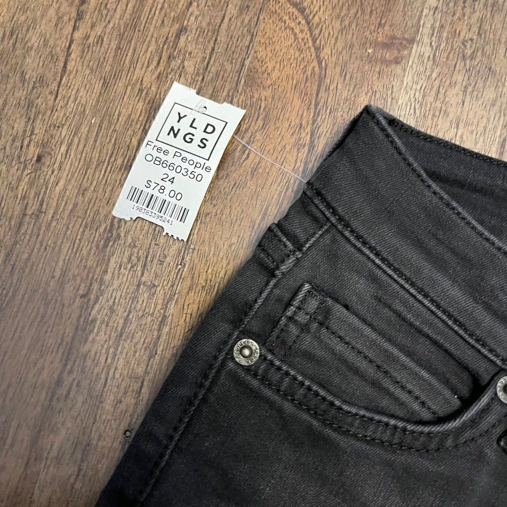 Free People Exposed Button Fly Skinny Jeans - Picture 11 of 12